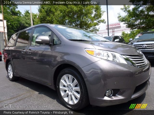2014 Toyota Sienna Limited AWD in Predawn Gray Mica