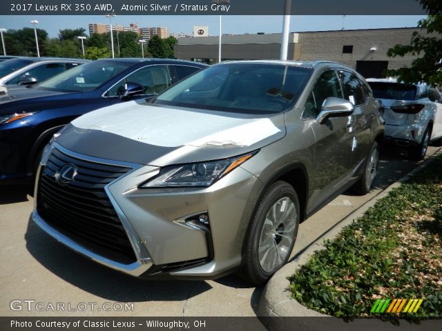 2017 Lexus RX 350 AWD in Atomic Silver