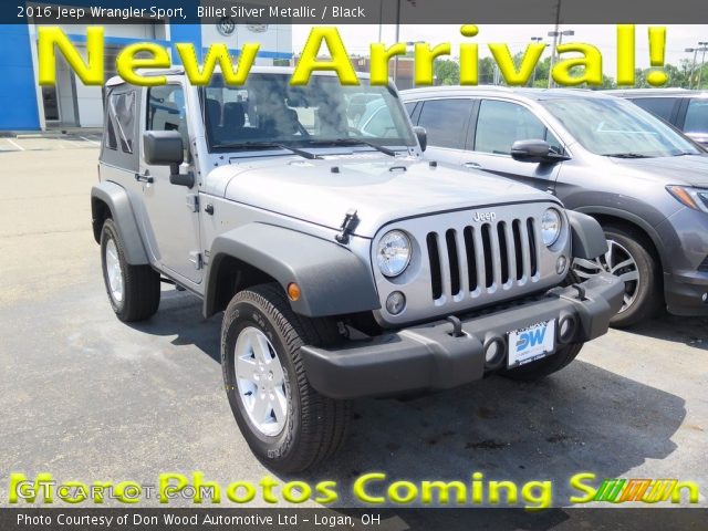 2016 Jeep Wrangler Sport in Billet Silver Metallic