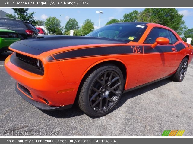 2017 Dodge Challenger T/A in Go Mango