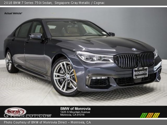 2018 BMW 7 Series 750i Sedan in Singapore Gray Metallic