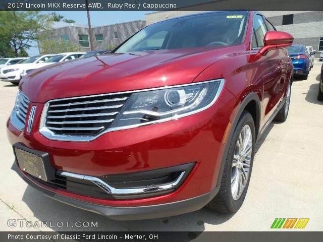 2017 Lincoln MKX Reserve AWD in Ruby Red