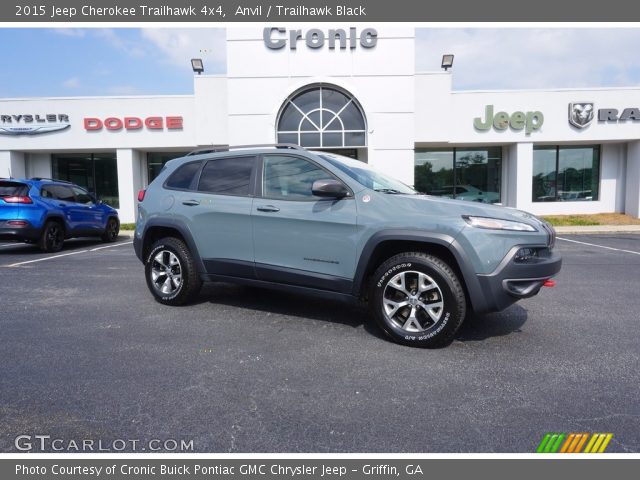 2015 Jeep Cherokee Trailhawk 4x4 in Anvil