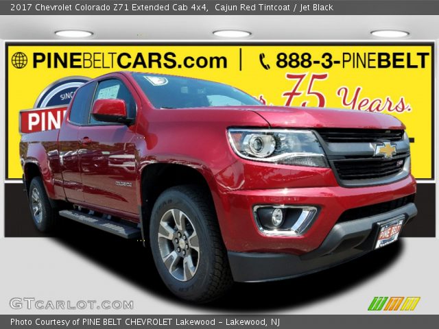 2017 Chevrolet Colorado Z71 Extended Cab 4x4 in Cajun Red Tintcoat