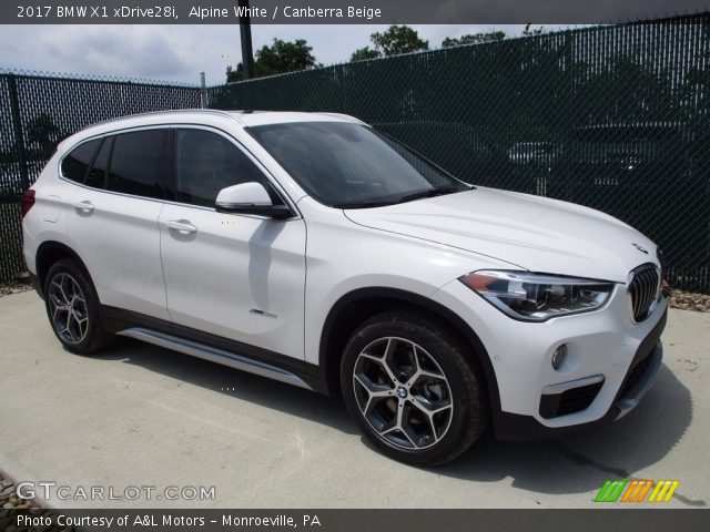 2017 BMW X1 xDrive28i in Alpine White