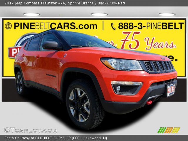 2017 Jeep Compass Trailhawk 4x4 in Spitfire Orange