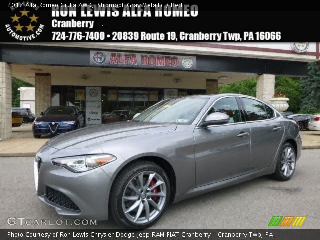 2017 Alfa Romeo Giulia AWD in Stromboli Gray Metallic