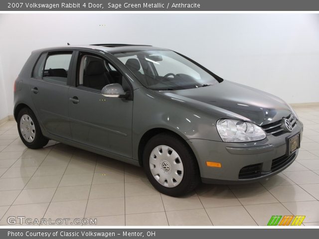 2007 Volkswagen Rabbit 4 Door in Sage Green Metallic