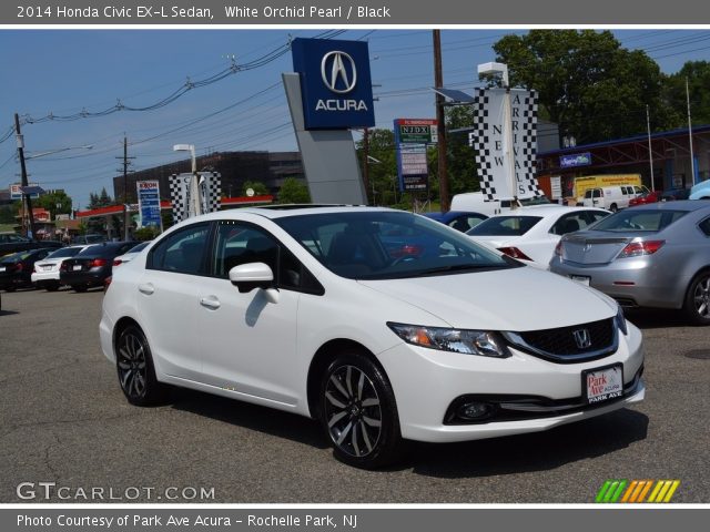 2014 Honda Civic EX-L Sedan in White Orchid Pearl