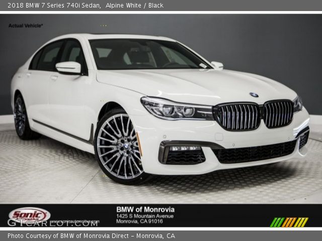 2018 BMW 7 Series 740i Sedan in Alpine White