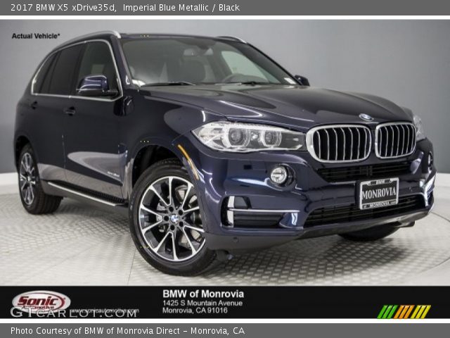 2017 BMW X5 xDrive35d in Imperial Blue Metallic