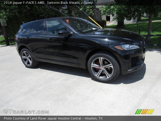 2018 Jaguar F-PACE S AWD in Santorini Black Metallic