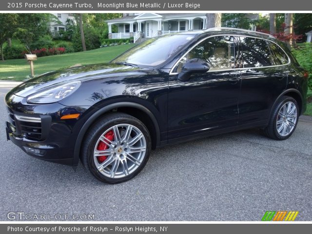 2015 Porsche Cayenne Turbo in Moonlight Blue Metallic
