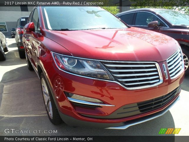 2017 Lincoln MKC Reserve AWD in Ruby Red