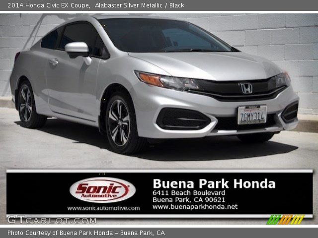 2014 Honda Civic EX Coupe in Alabaster Silver Metallic