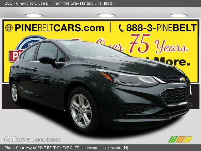 2017 Chevrolet Cruze LT in Nightfall Gray Metallic