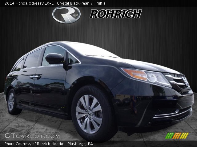 2014 Honda Odyssey EX-L in Crystal Black Pearl