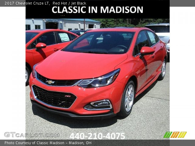 2017 Chevrolet Cruze LT in Red Hot