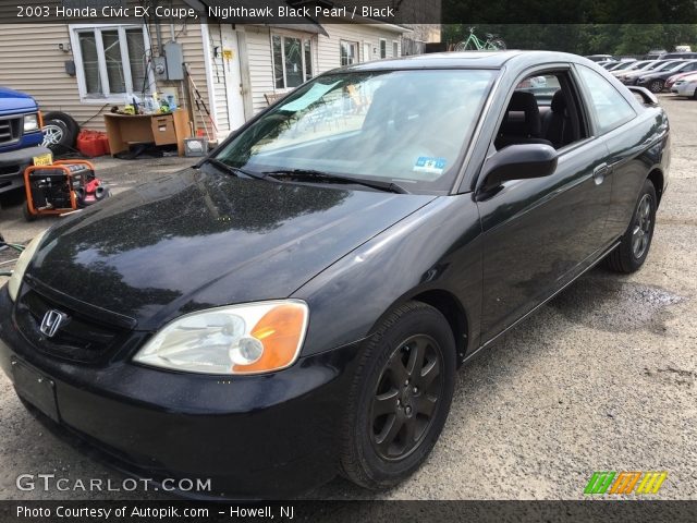 2003 Honda Civic EX Coupe in Nighthawk Black Pearl