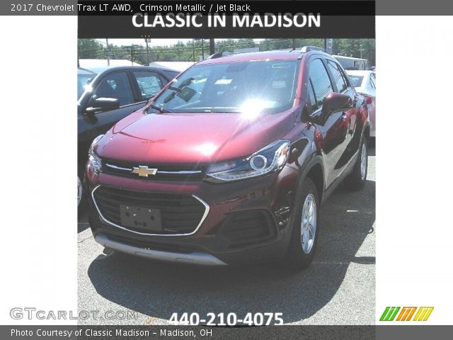 2017 Chevrolet Trax LT AWD in Crimson Metallic