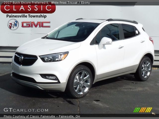 2017 Buick Encore Preferred II in White Frost Tricoat