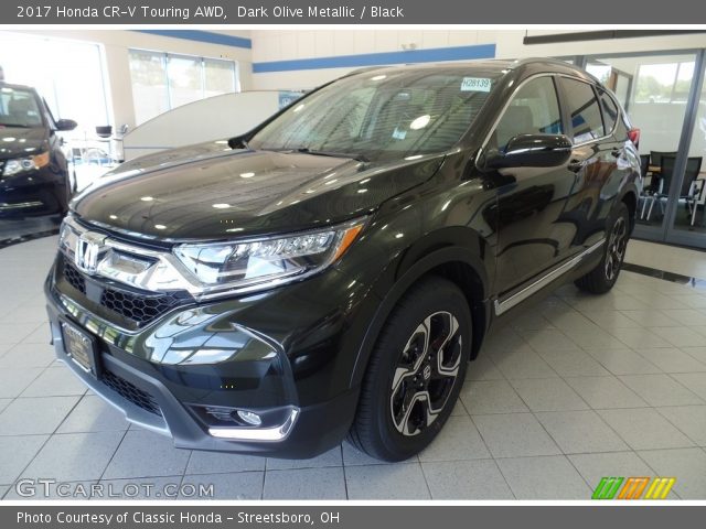 2017 Honda CR-V Touring AWD in Dark Olive Metallic