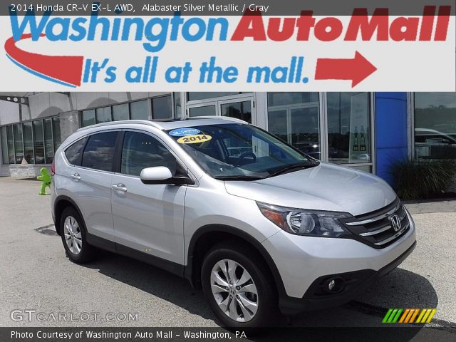 2014 Honda CR-V EX-L AWD in Alabaster Silver Metallic