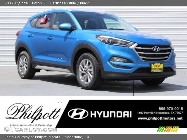 2017 Hyundai Tucson SE in Caribbean Blue