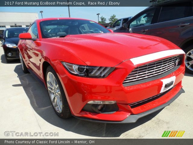 2017 Ford Mustang EcoBoost Premium Coupe in Race Red