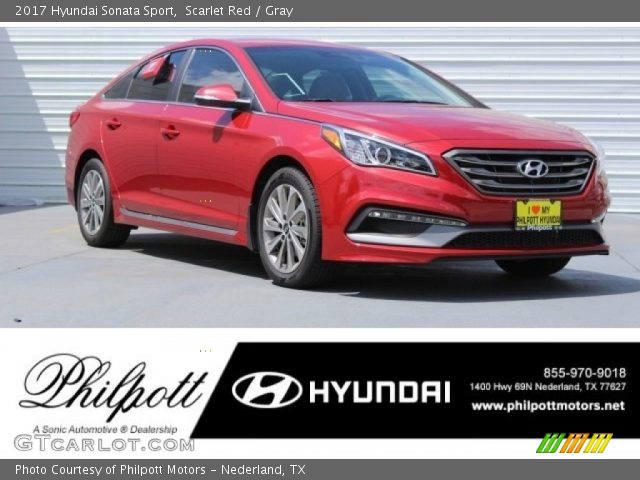 2017 Hyundai Sonata Sport in Scarlet Red