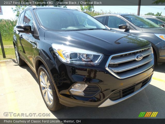 2017 Ford Escape Titanium 4WD in Shadow Black