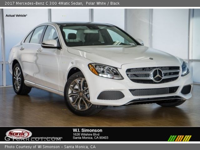 2017 Mercedes-Benz C 300 4Matic Sedan in Polar White