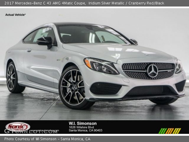 2017 Mercedes-Benz C 43 AMG 4Matic Coupe in Iridium Silver Metallic