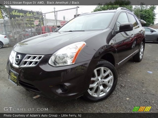 2011 Nissan Rogue SV AWD in Black Amethyst