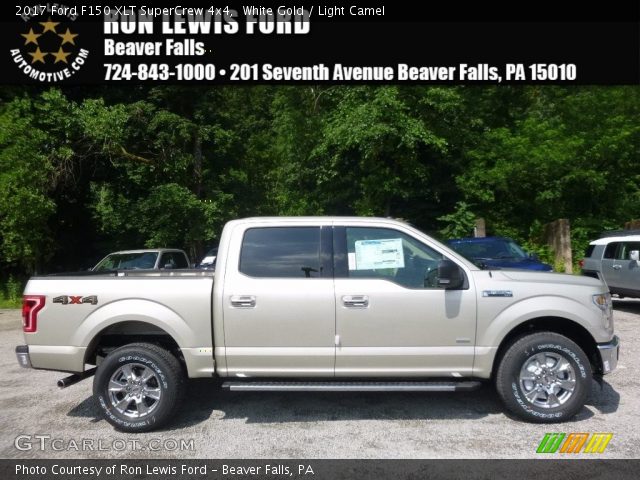 2017 Ford F150 XLT SuperCrew 4x4 in White Gold