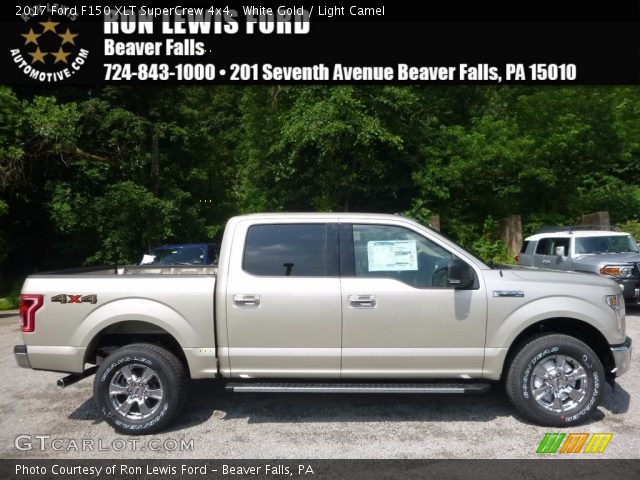 2017 Ford F150 XLT SuperCrew 4x4 in White Gold