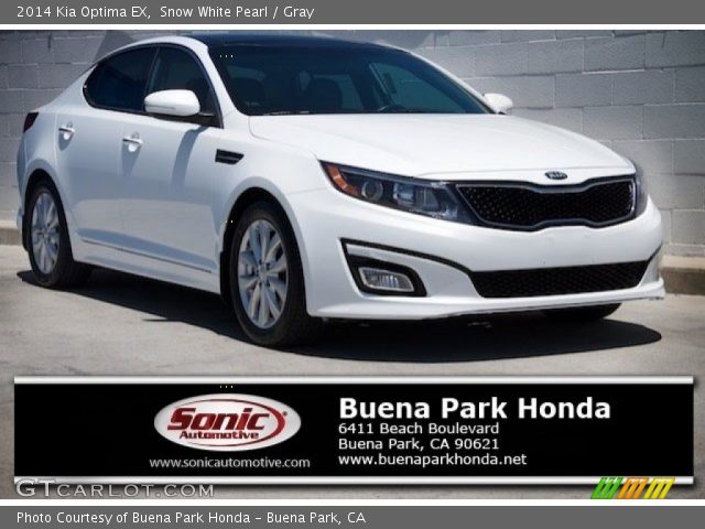 2014 Kia Optima EX in Snow White Pearl