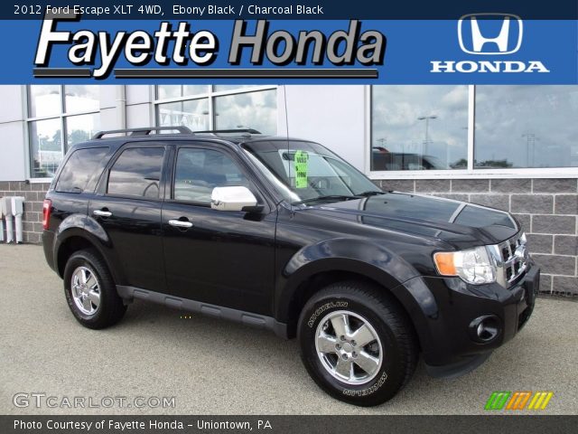 2012 Ford Escape XLT 4WD in Ebony Black