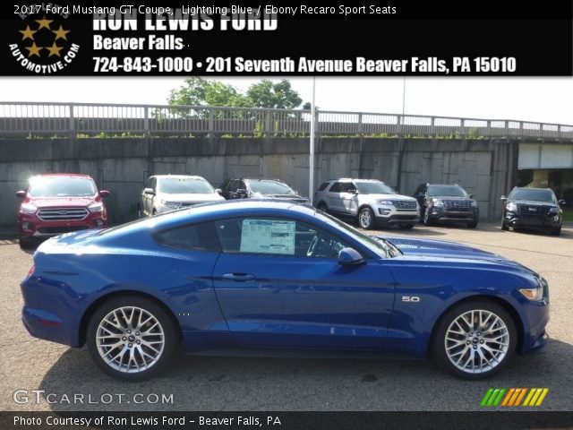 2017 Ford Mustang GT Coupe in Lightning Blue