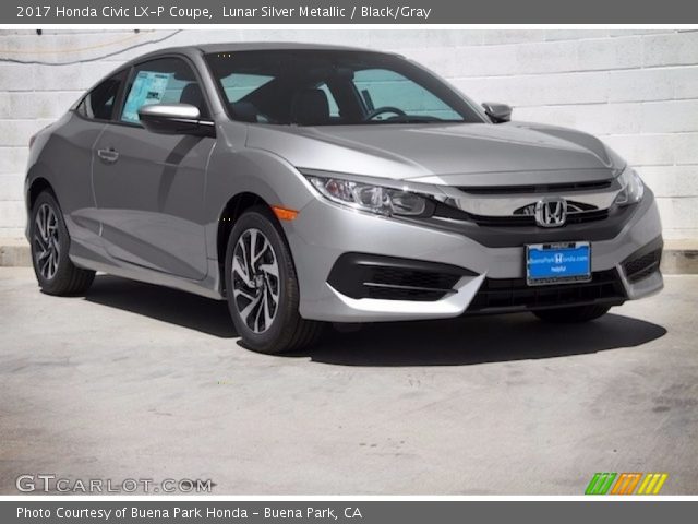 2017 Honda Civic LX-P Coupe in Lunar Silver Metallic