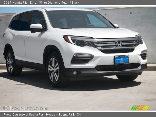 2017 Honda Pilot EX-L in White Diamond Pearl