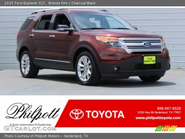 2015 Ford Explorer XLT in Bronze Fire
