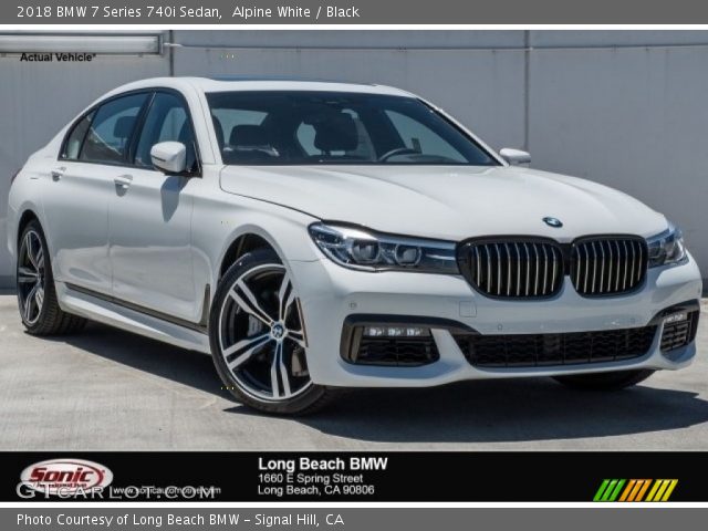 2018 BMW 7 Series 740i Sedan in Alpine White