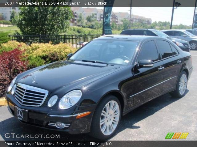 2007 Mercedes-Benz E 350 4Matic Sedan in Black