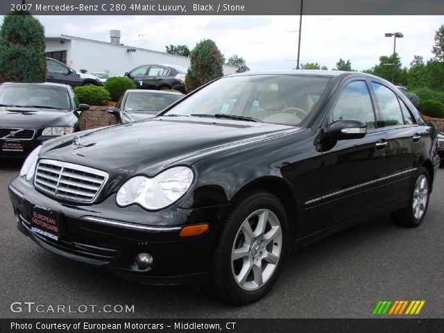 2007 Mercedes-Benz C 280 4Matic Luxury in Black