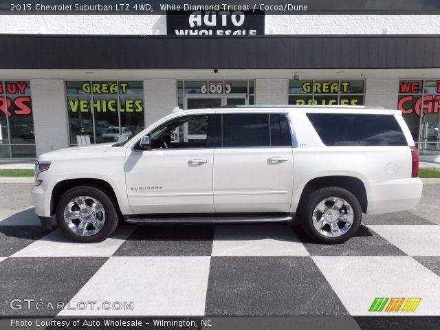 2015 Chevrolet Suburban LTZ 4WD in White Diamond Tricoat