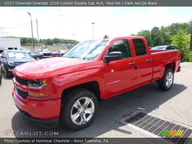 2017 Chevrolet Silverado 1500 Custom Double Cab 4x4 in Red Hot