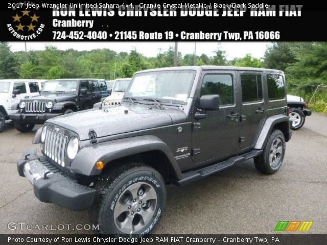 2017 Jeep Wrangler Unlimited Sahara 4x4 in Granite Crystal Metallic