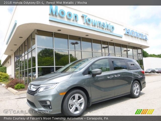 2018 Honda Odyssey EX-L in Forest Mist Metallic