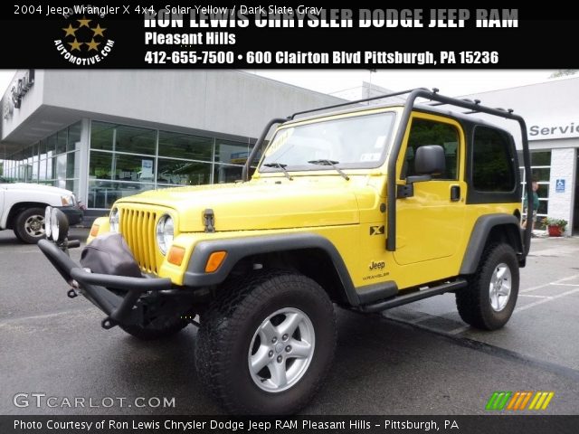 2004 Jeep Wrangler X 4x4 in Solar Yellow